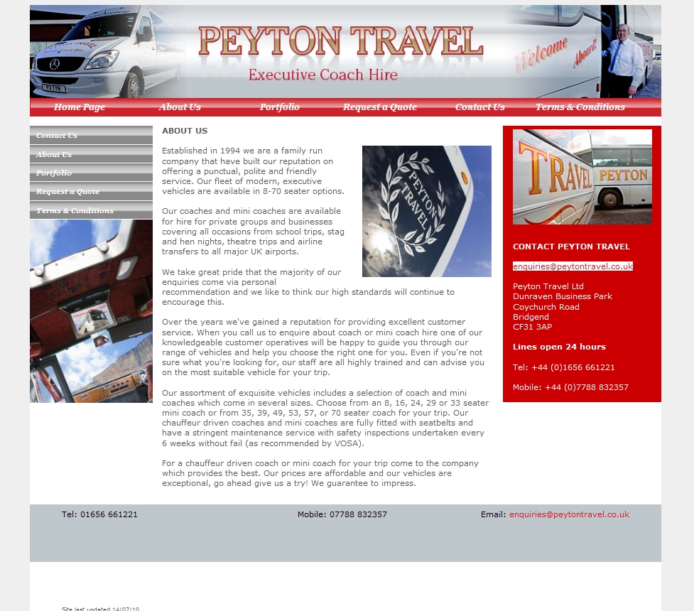 An image from Peyton Travel Website